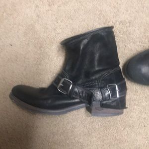Black Ugg Moto boots